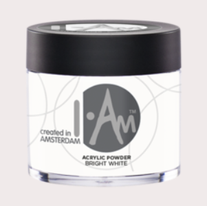 I Am Acrylic Powder Bright White 25g witte acrylpoeder voor French manicure