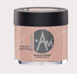 I Am Acrylic Powder Cover Peach 25g acrylpoeder voor nagelopbouw