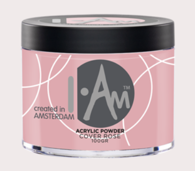 I Am Acrylic Powder Cover Rose 100g roze acrylpoeder voor nagelopbouw