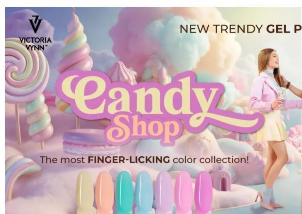 Victoria Vynn Candy Shop pastel gellak collectie met zachte snoepkleuren
