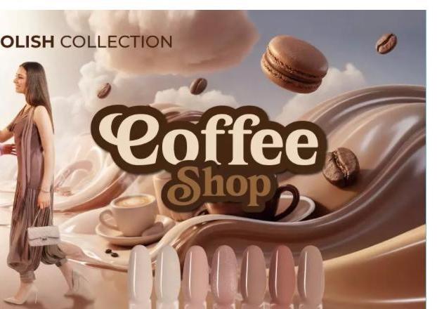 Victoria Vynn Coffee Shop gellak collectie met warme bruine en nude tinten