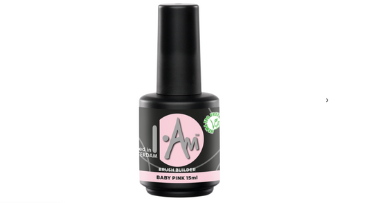I.Am Brush Builder Baby Pink (15ml) flesje – HEMA & TPO vrije buildergel