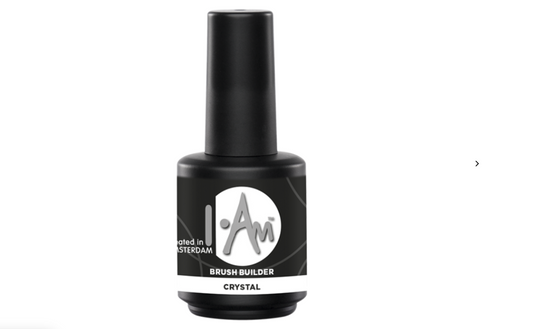 I.Am Brush Builder Crystal (15ml) flesje – transparante buildergel, HEMA & TPO vrij