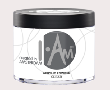 I Am Acrylic Powder Clear 100g transparante acrylpoeder voor nagelopbouw