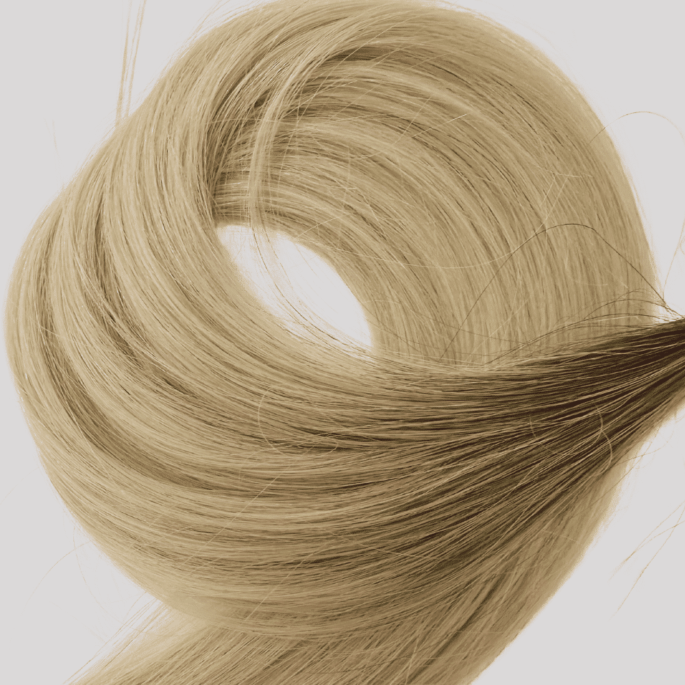Estee Paris Hair Butterfly Weft 50 cm kleur Mix plat 01+613ash blond, roots 2