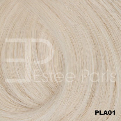 Estee Paris Hair Butterfly Weft 50 cm kleur Pla01 - Platinum blond