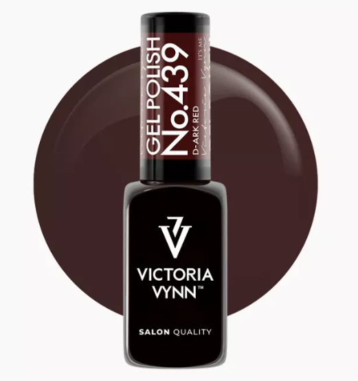 Victoria Vynn™ Salon Gelpolish 439 d-Ark Red – Donkerrode Gellak 8ml ✅ HEMA-vrij • ✅ TPO-vrij • ✅ Di-HEMA-vrij
