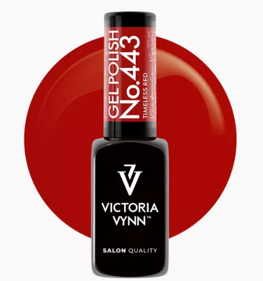 Victoria Vynn™ Salon Gelpolish 443 Timeless Red – Klassieke Rode Gellak 8ml ✅ HEMA-vrij • ✅ TPO-vrij • ✅ Di-HEMA-vrij